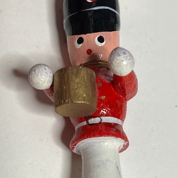 VTG Wooden Drummer Christmas Ornament Avon Gift Collection 3.25" - Picture 7 of 15